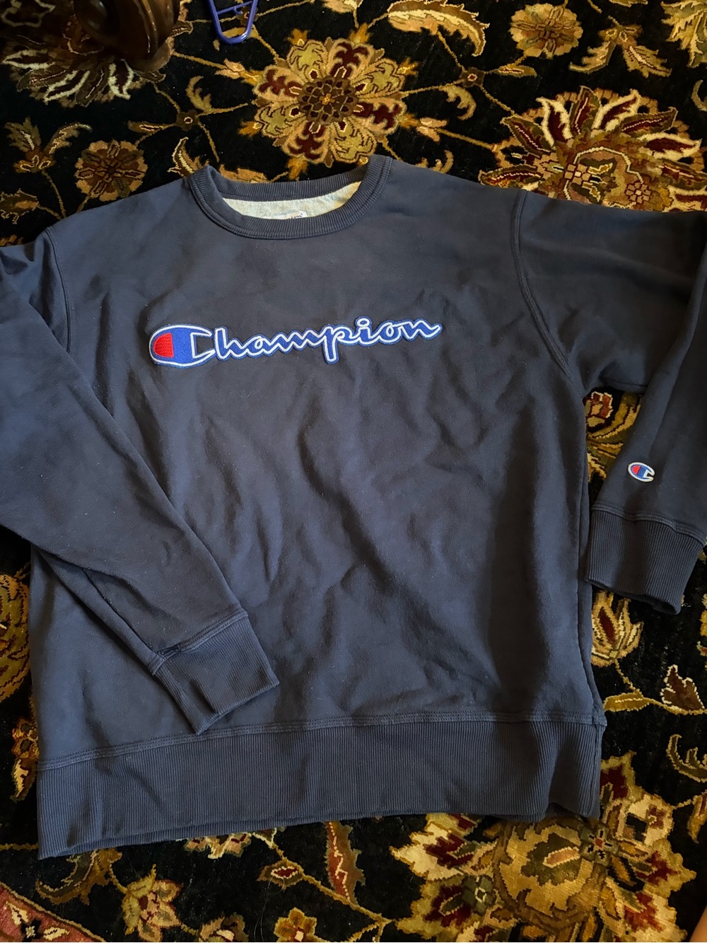 Champion Navy Crewneck